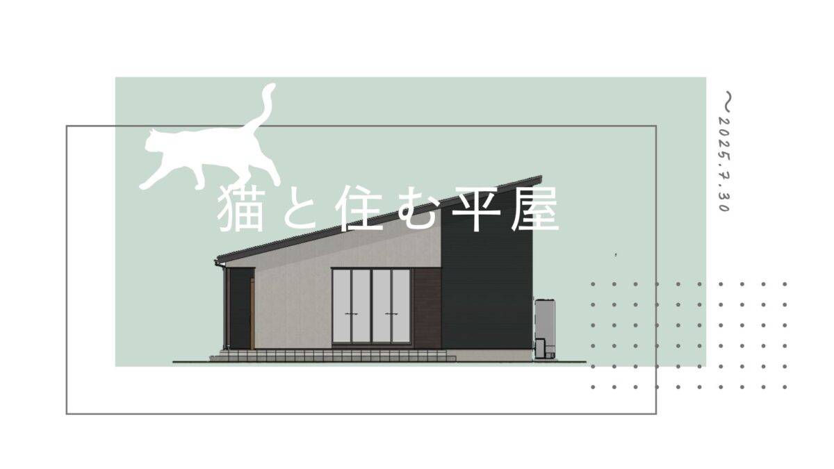 猫と暮らす平屋　-モニターハウス-
